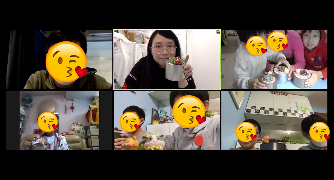 線上罐頭多肉盆栽快閃製作體驗(Zoom)@香港家庭福利會藝進同學會賽馬會將軍澳青年坊
