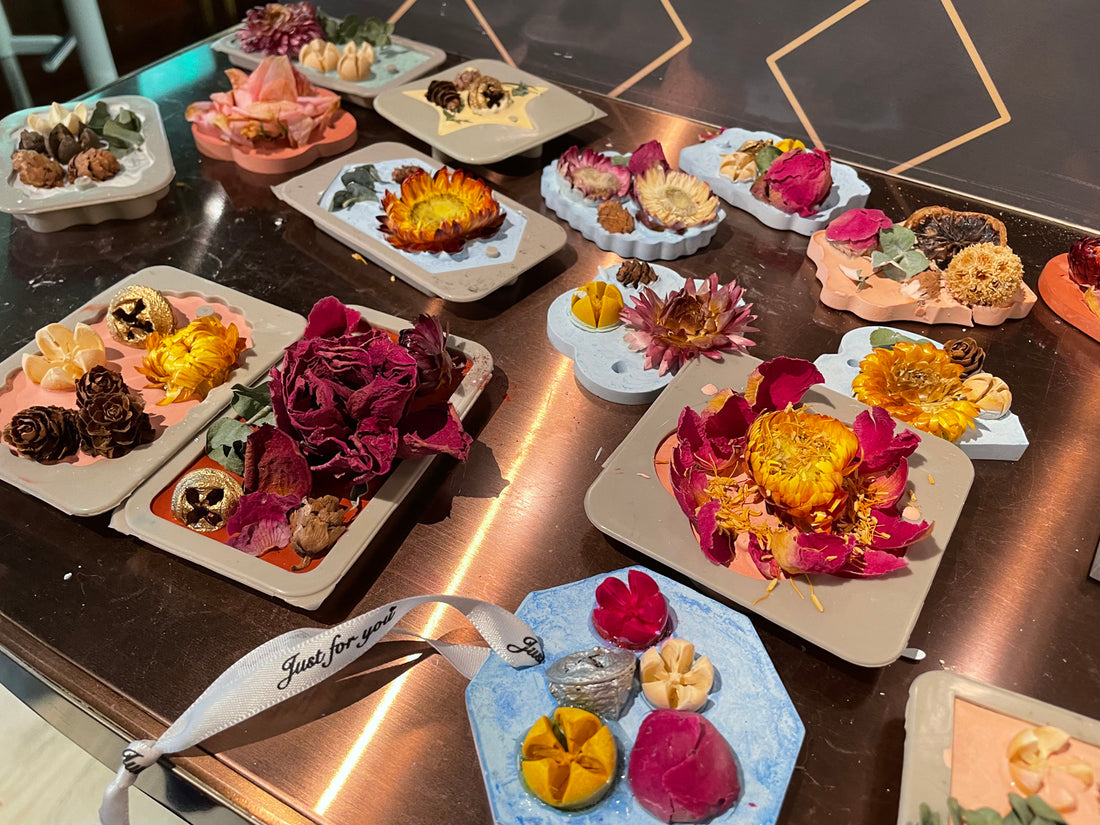 七彩乾花香薰磚制作體驗@灣仔青協Ph3