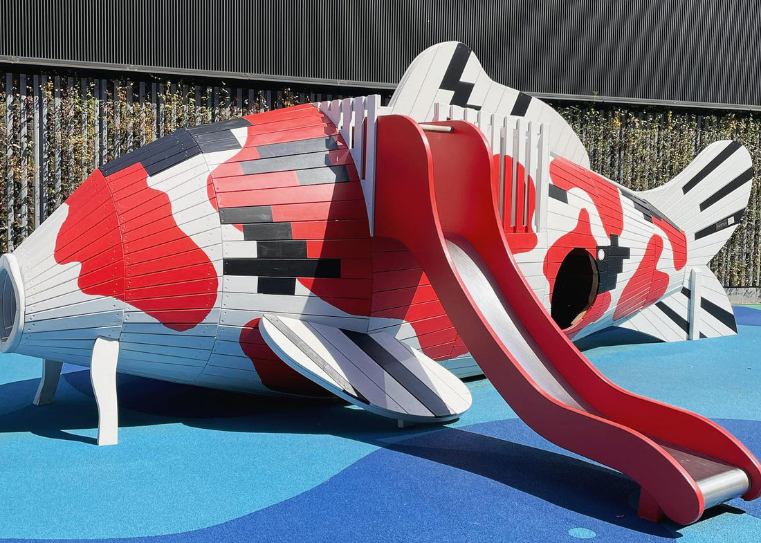 東京都大型開發計劃「Tokyo Torch」-  市區內的河流與錦鯉