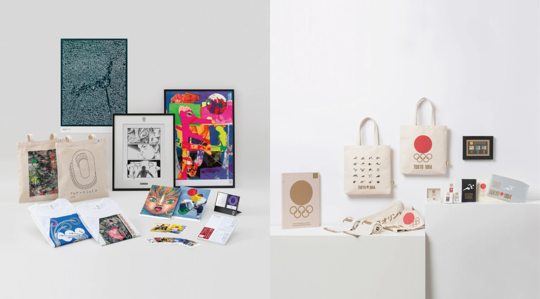 大師級藝術家海報、職人手作團扇、1964 東奧致敬系列 (東京奧運紀念品一覽)