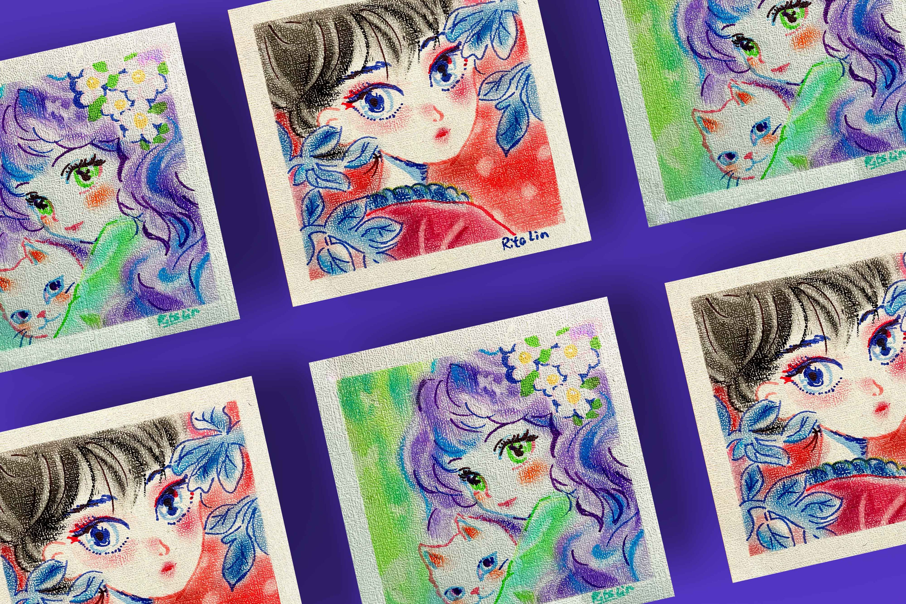 原創手繪粉彩畫 Pastel Paint Art