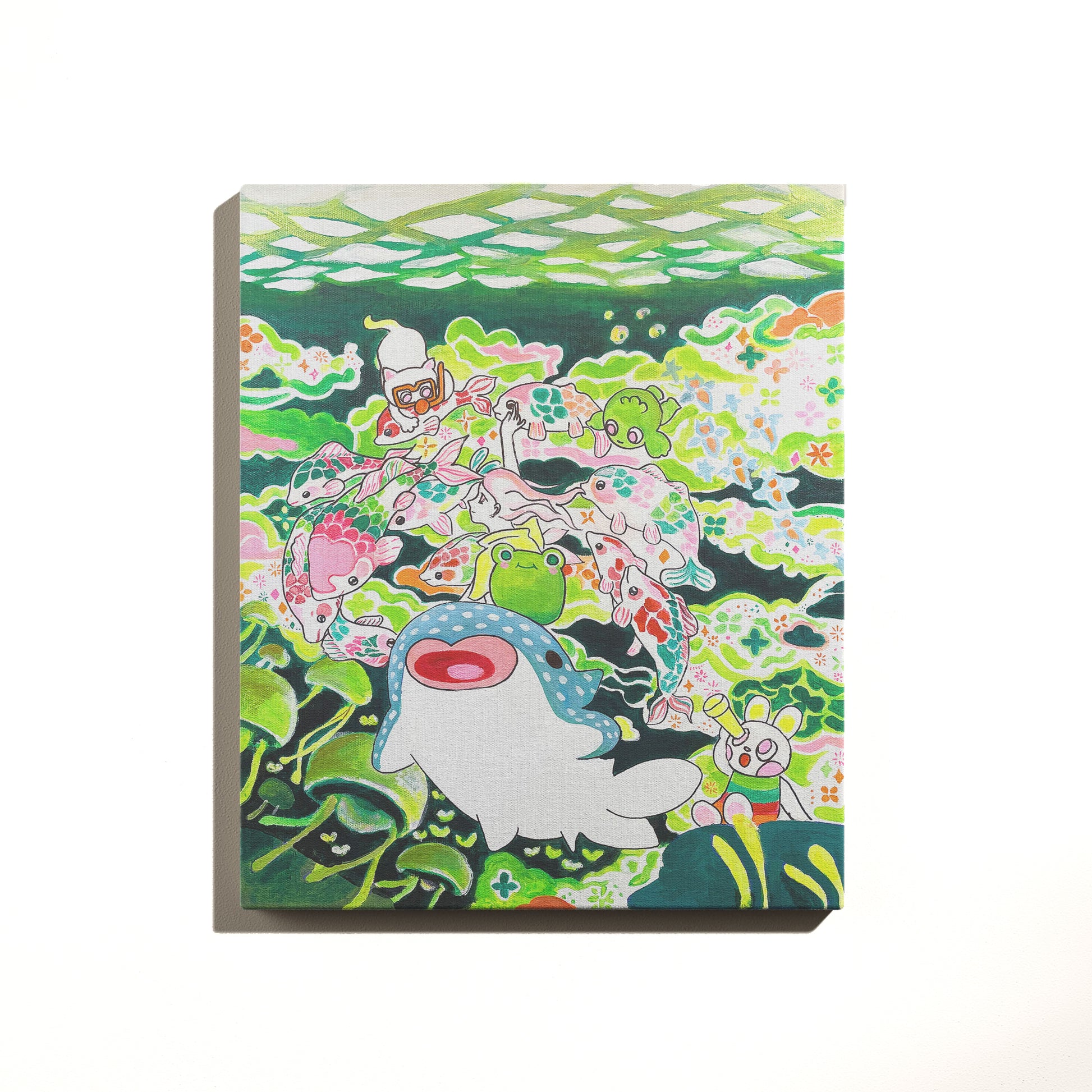 Canvas Paint | 海下花園 Under The Sea | 50cm x 60cm