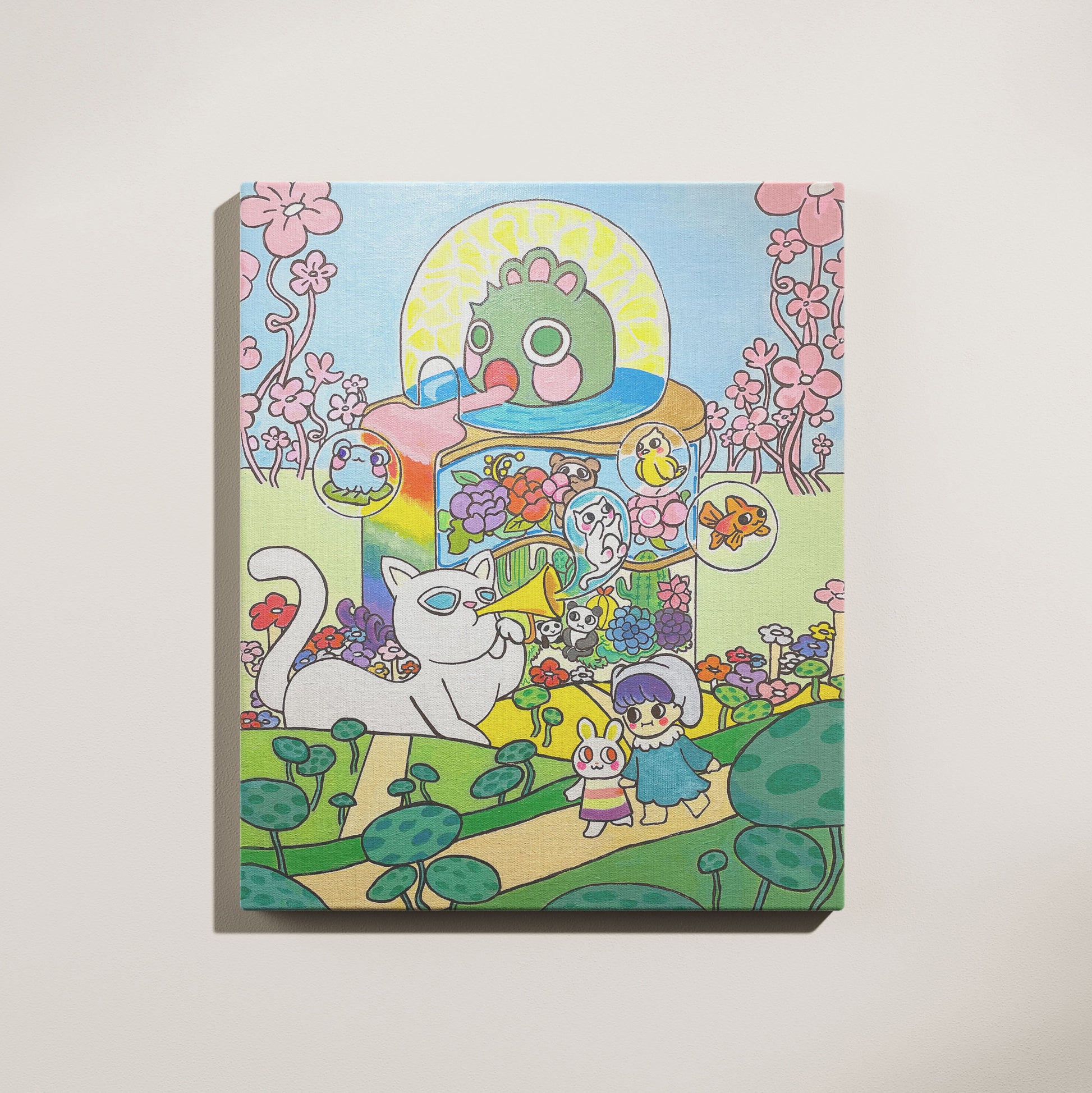 Canvas Paint | 玩樂花園 Playground Garden | 50cm x 60cm