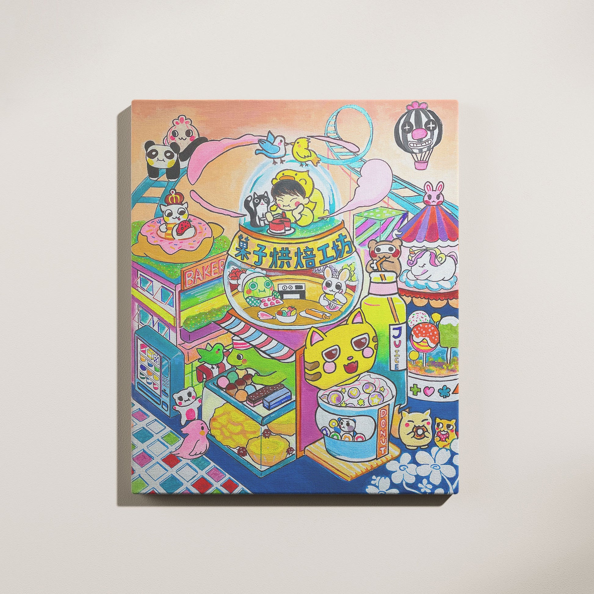 Canvas Paint | 糖果樂園 Candy Garden | 50cm x 60cm