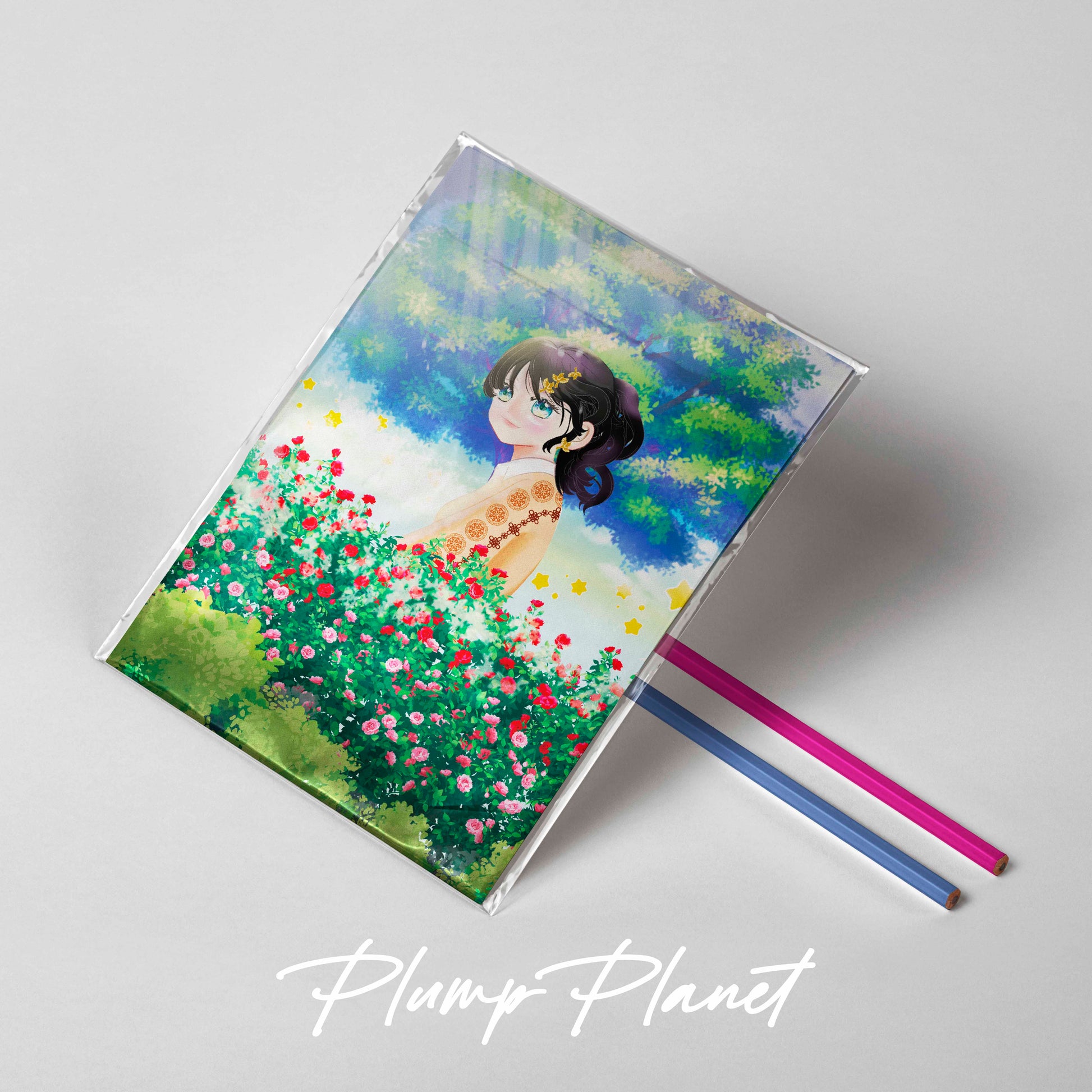 Flower View【Plump Planet Postcard】