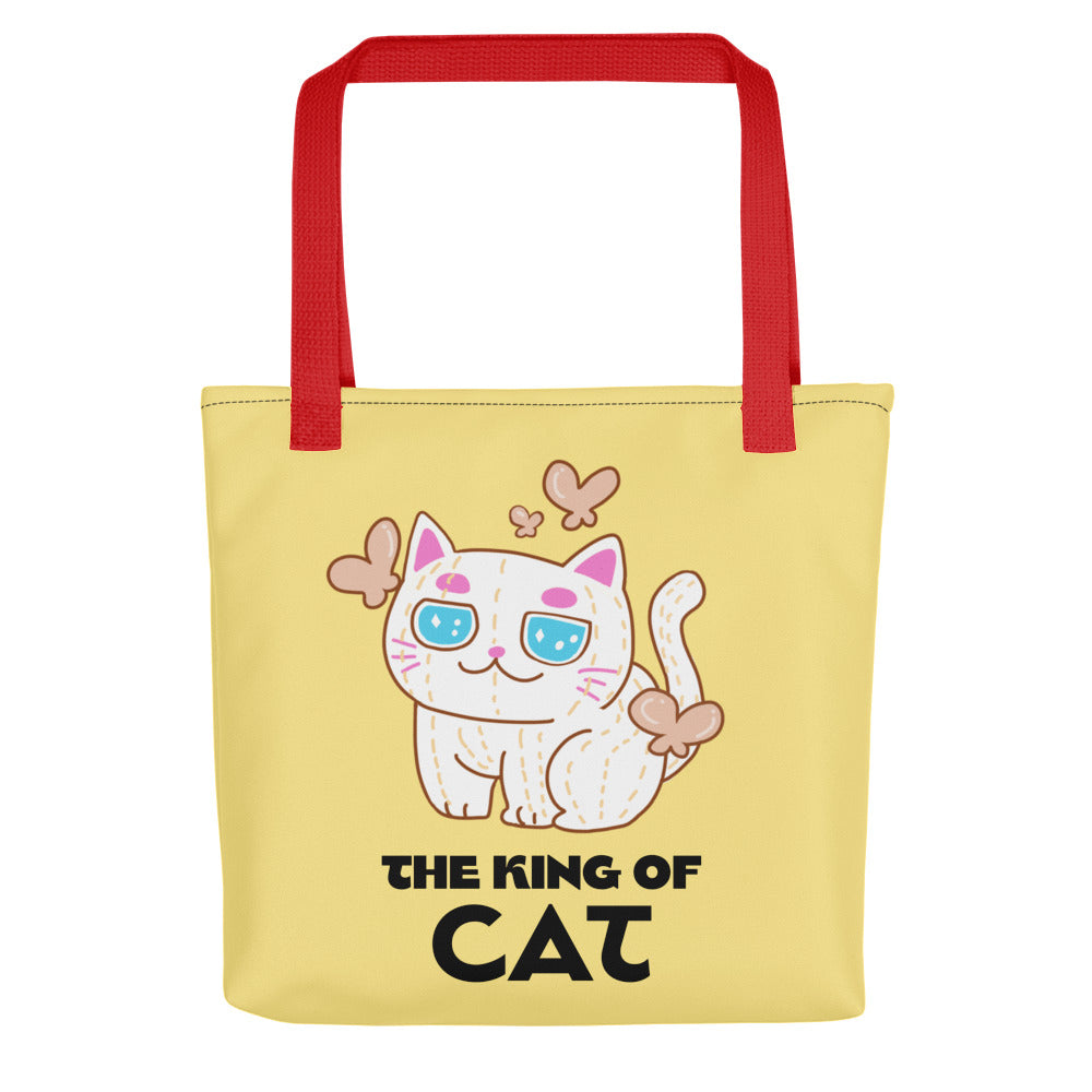 手提袋 Tote bag | Cute Cat Enjoy Leisure time with Cactus Friends  | 3款手柄顏色