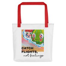 將圖片載入圖庫檢視器 手提袋 Tote bag | Catch Flights Not Feeling  | 3款手柄顏色
