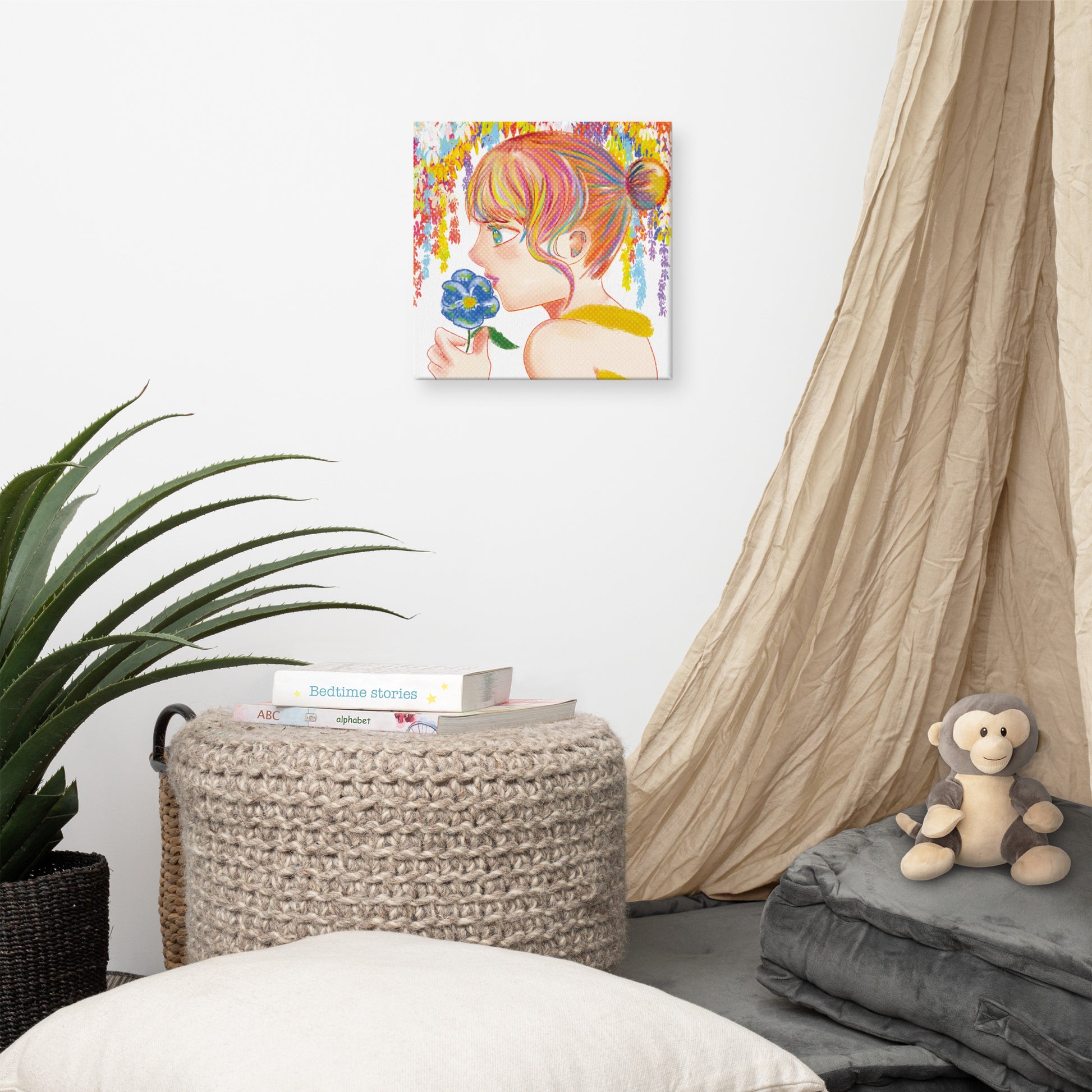 Did it smell good? | Canvas Paint 無框帆布數碼油畫