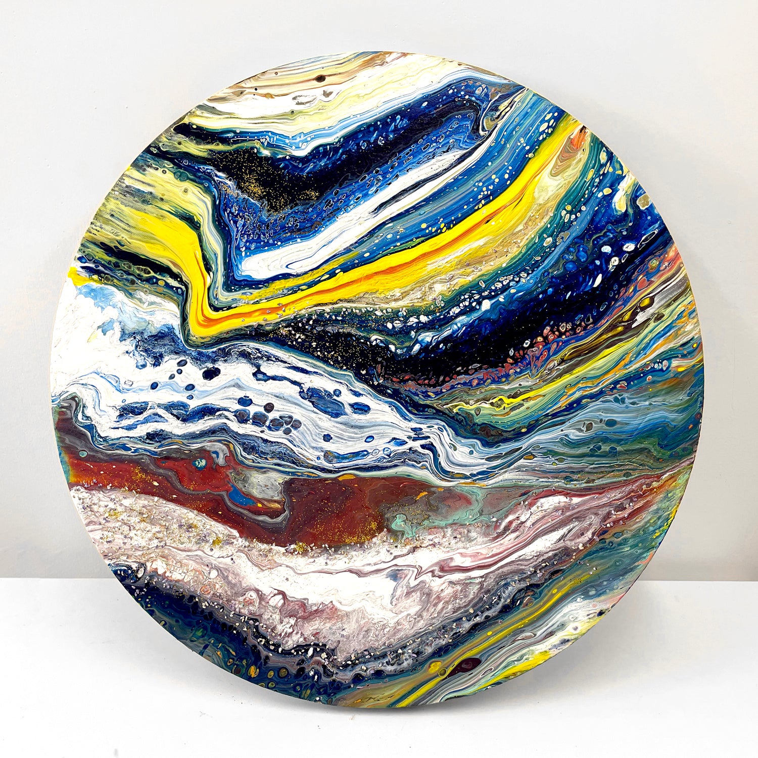 流體畫 Pour Painting |  INTERSTELLAR | 50cm x 50cm