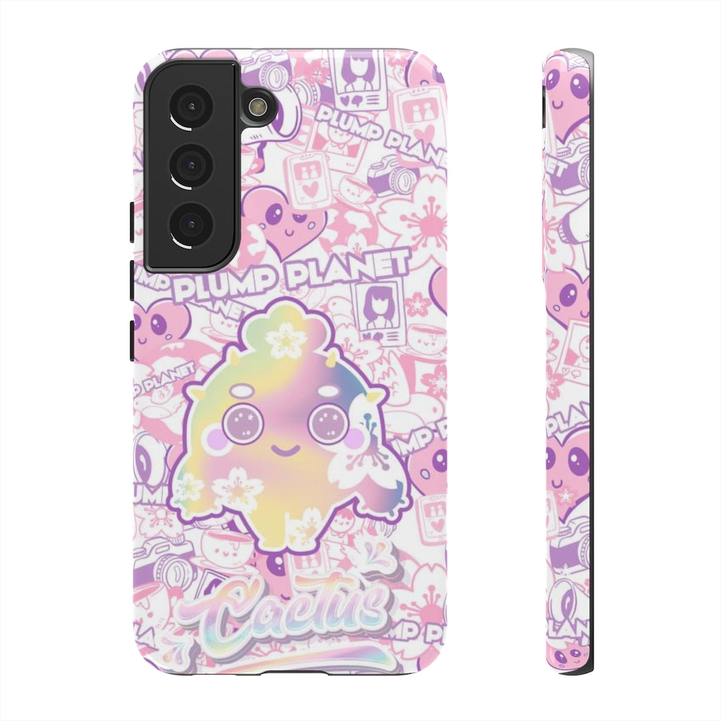【iPhone/Samsung】Sakura Pink Cactus｜防摔雙層特強硬殼 Tough Case
