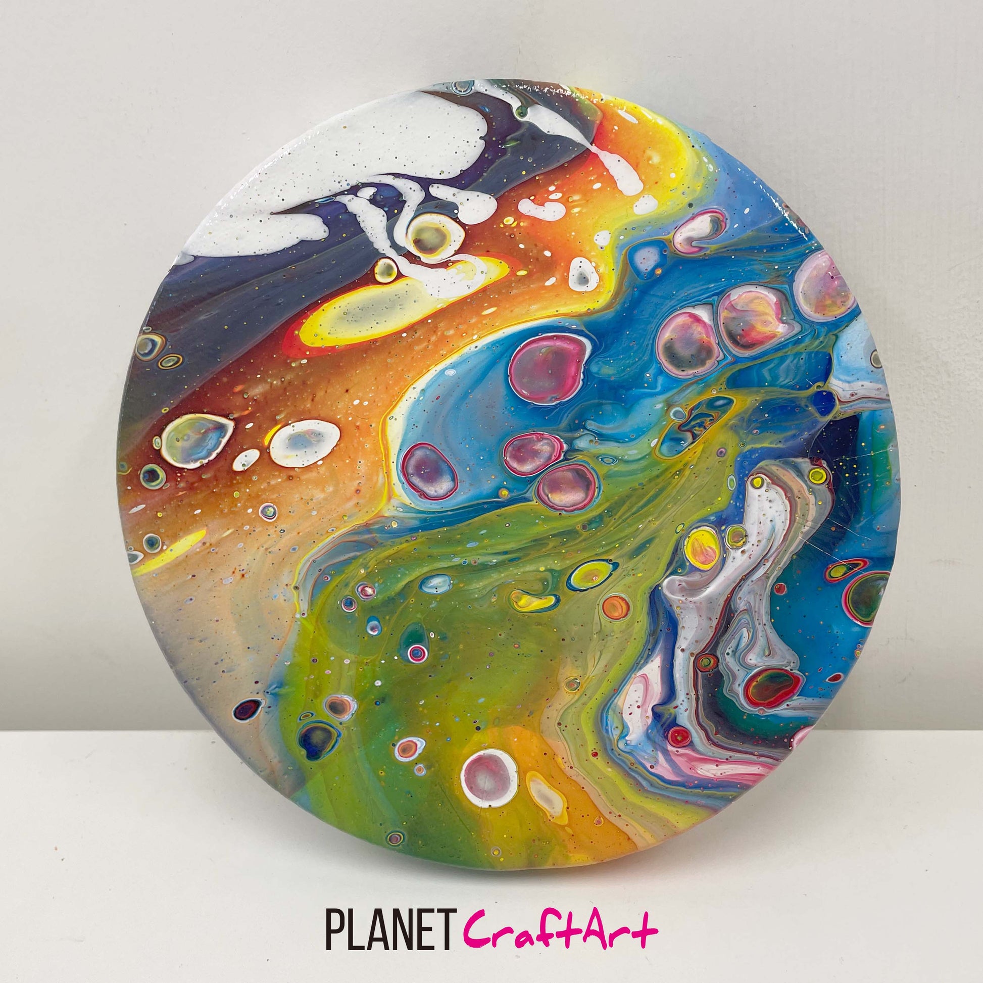 Fluid Painting Pour Painting | Flower Flower Hana