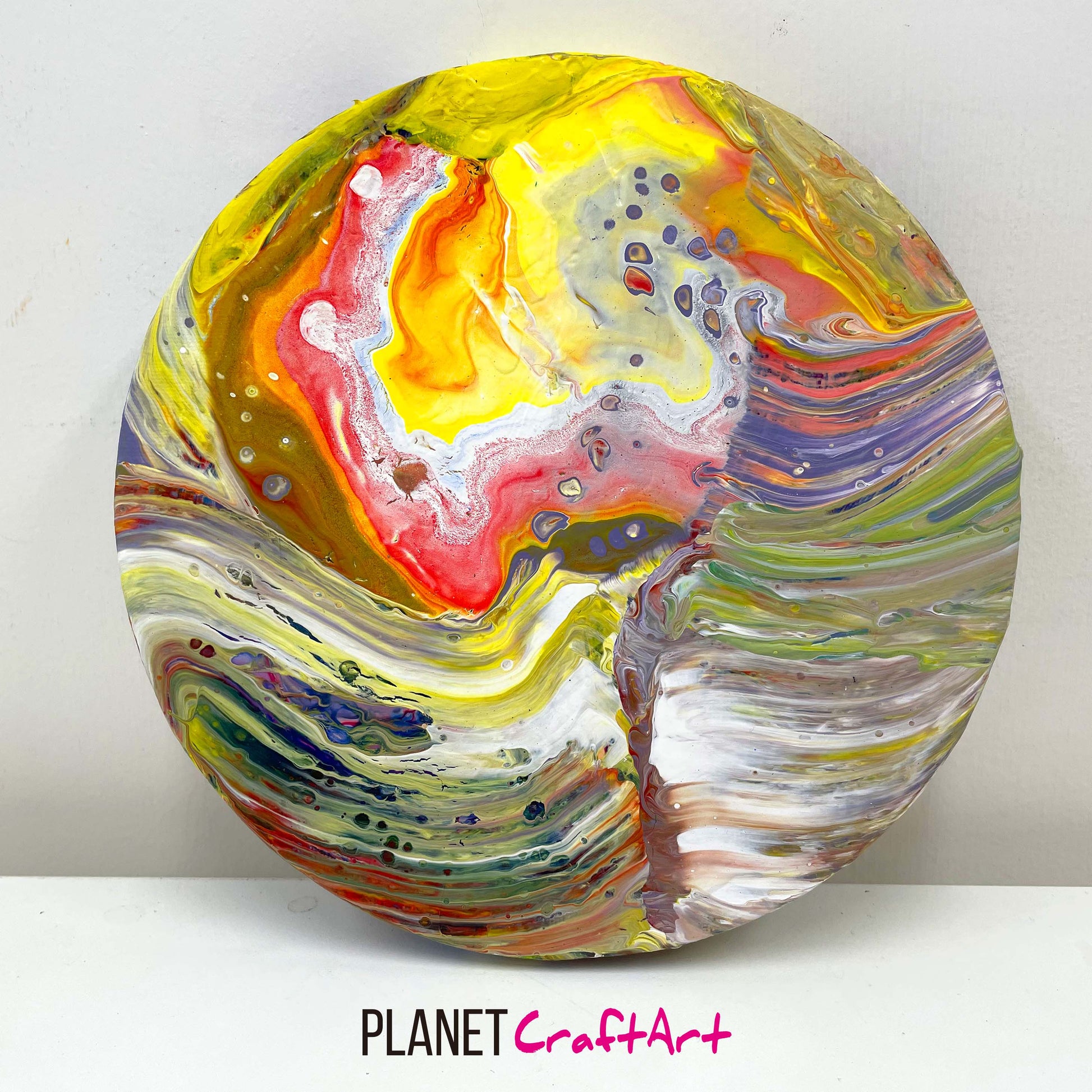 Fluid Painting Pour Painting | Flower Flower Hana