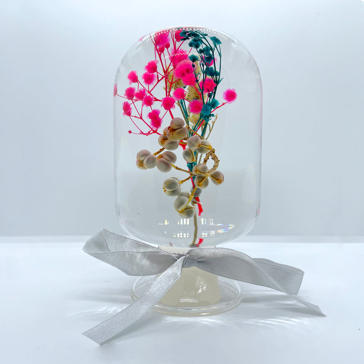 Clear composite color floating flower (glass crystal ball)