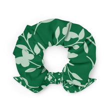 將圖片載入圖庫檢視器 髮帶 Scrunchie | Green Leaf Pattern
