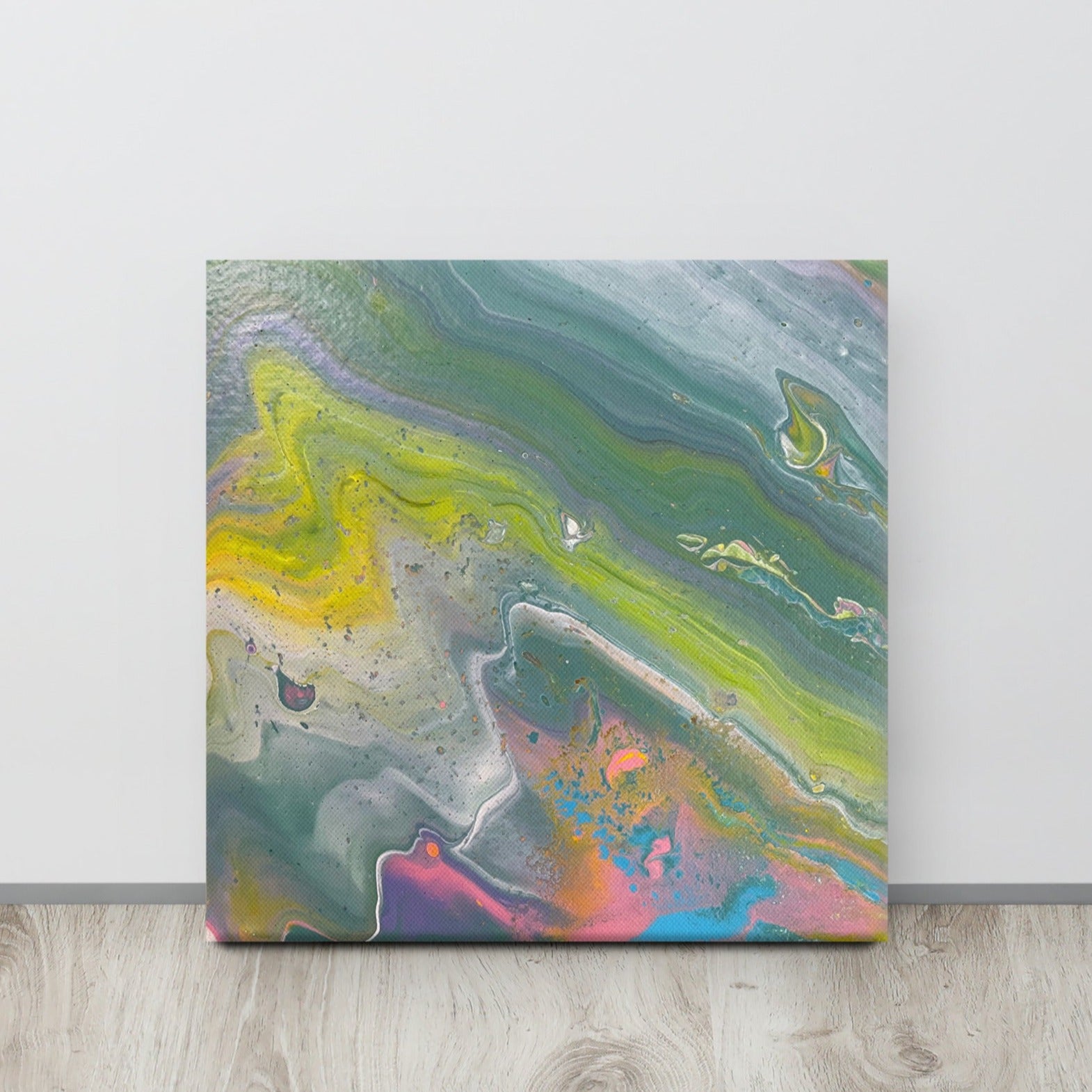 流體畫 Pour Painting | Movement | 20cm x 20cm