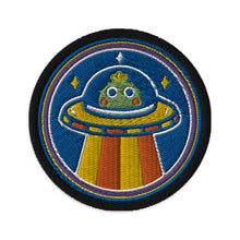 將圖片載入圖庫檢視器 Embroidered patches 刺繡章 布標 燙貼 | Plump Planet Spaceship
