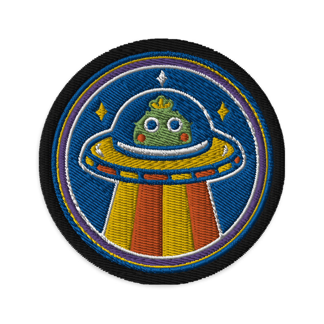 Embroidered patches 刺繡章 布標 燙貼 | Plump Planet Spaceship