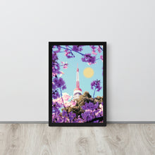將圖片載入圖庫檢視器 Sakura Japan Tower | 可再生木製框架啞光海報 Framed Matte Poster
