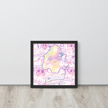 將圖片載入圖庫檢視器 Sakura Pink Cactus Lady | 可再生木製框架啞光海報 Framed Matte Poster
