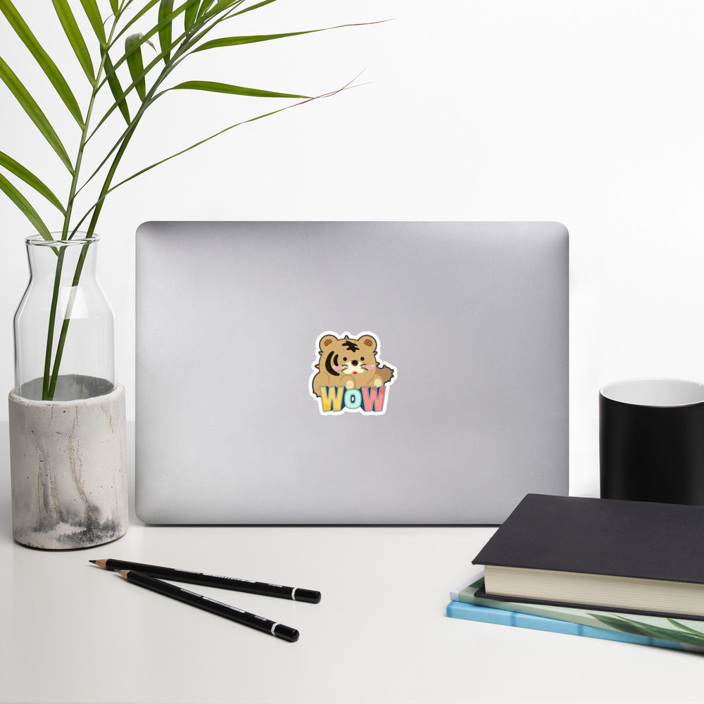 Kiss Cut Stickers | Tiger as Kitten