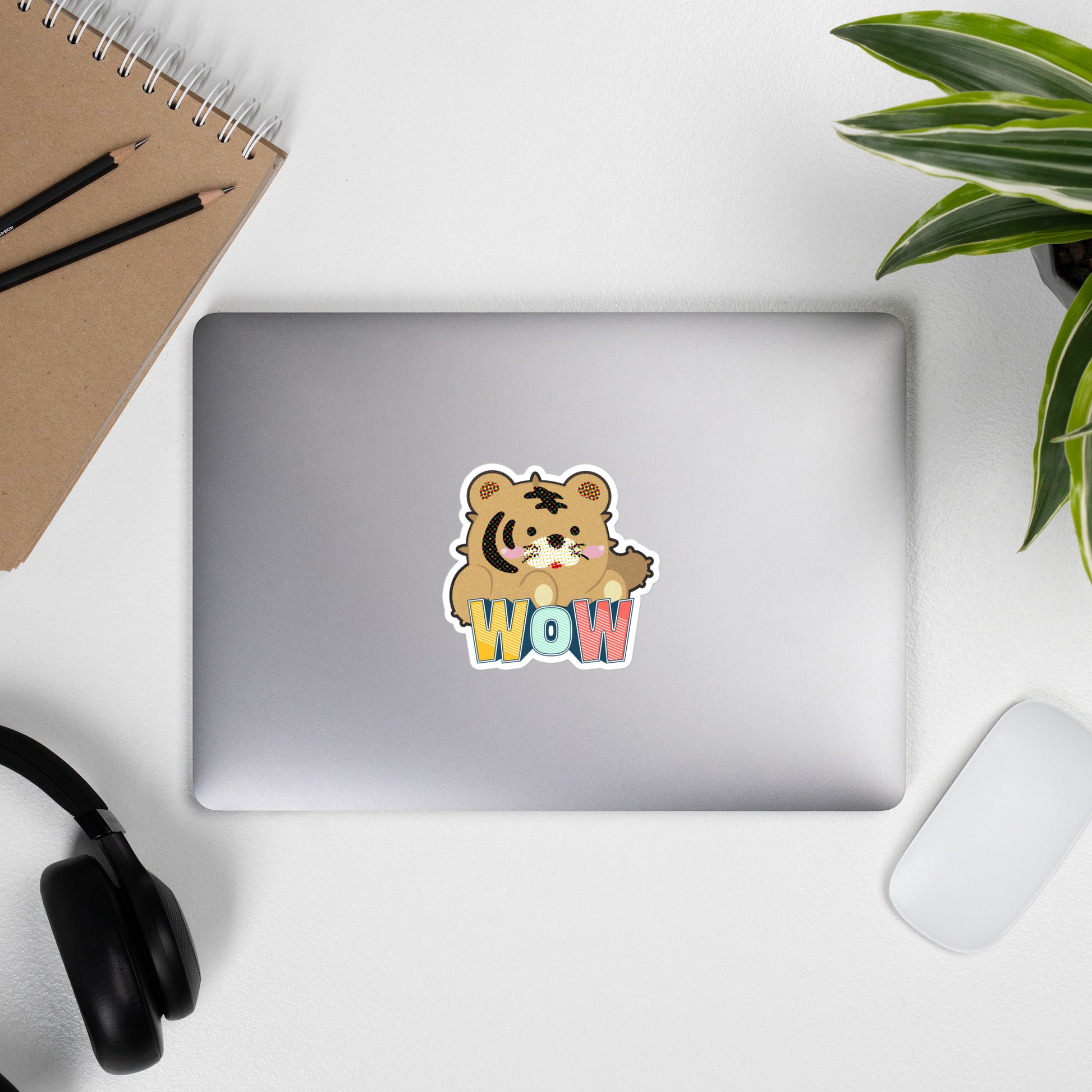 Kiss Cut Stickers | Tiger as Kitten