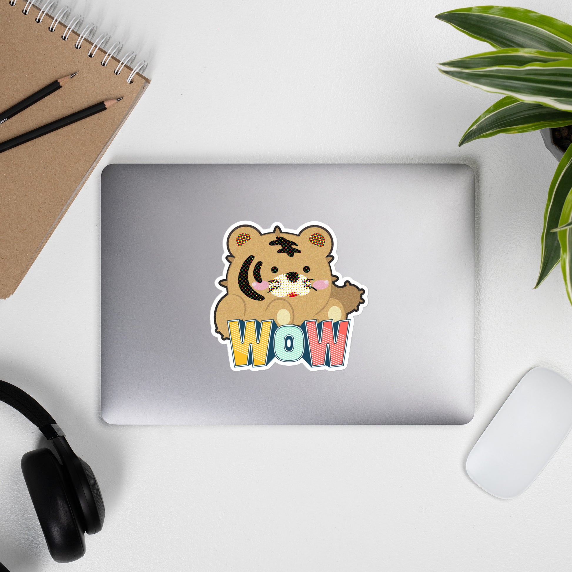 Kiss Cut Stickers | Tiger as Kitten