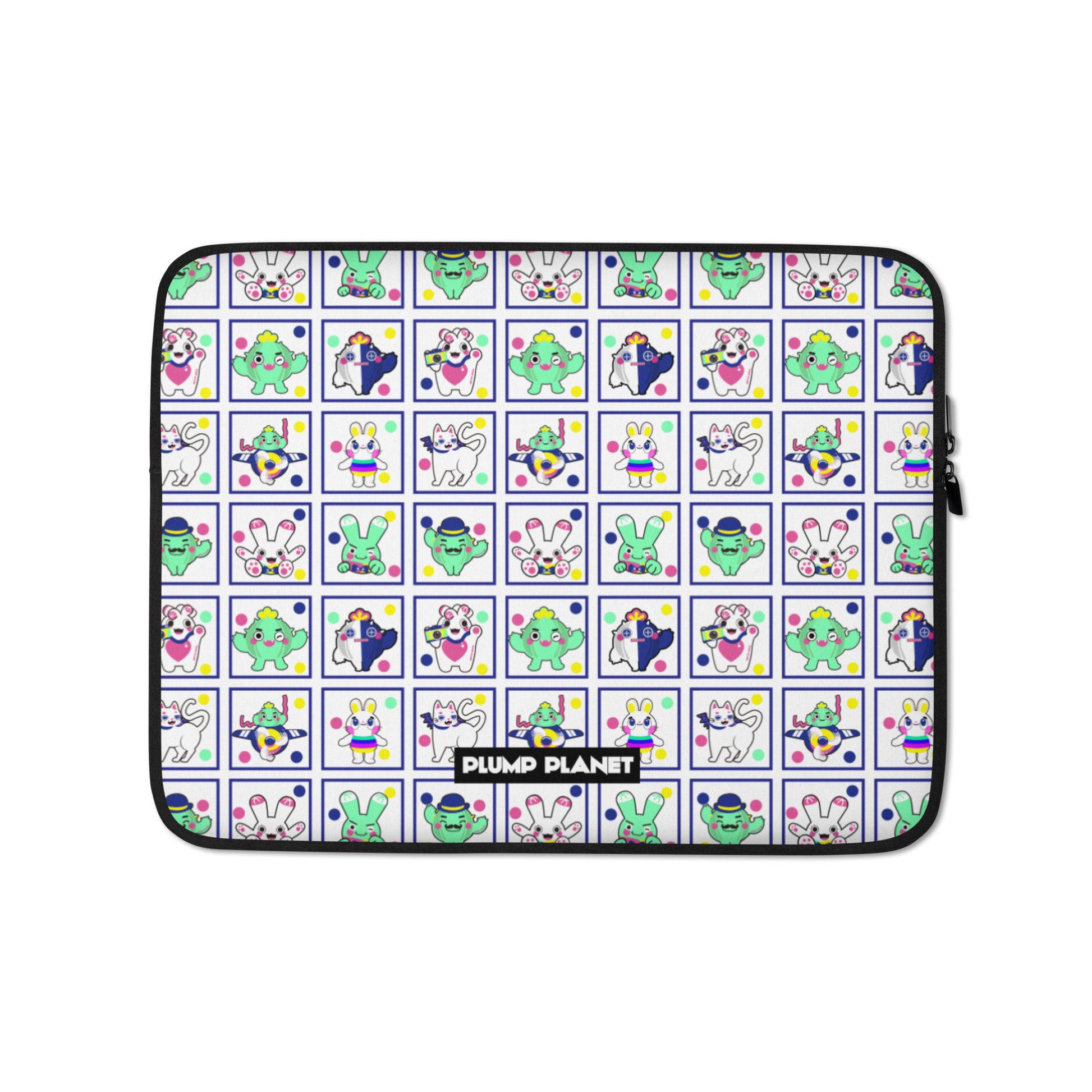 Colourful Cactus Family | 筆電保護套 Laptop Sleeve,適合13寸15寸筆電、Macbook 或 Macbook Pro