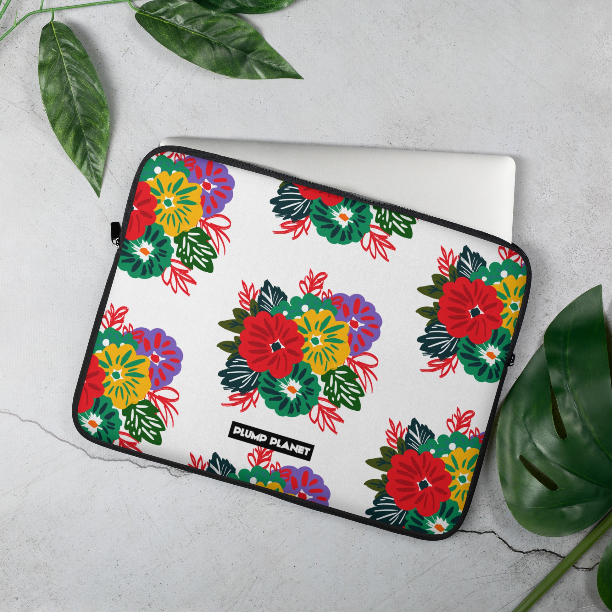 Secret Flower Pattern - Laptop Sleeve | 筆電保護套,適合13寸15寸筆電、Macbook 或 Macbook Pro | Plump Planet