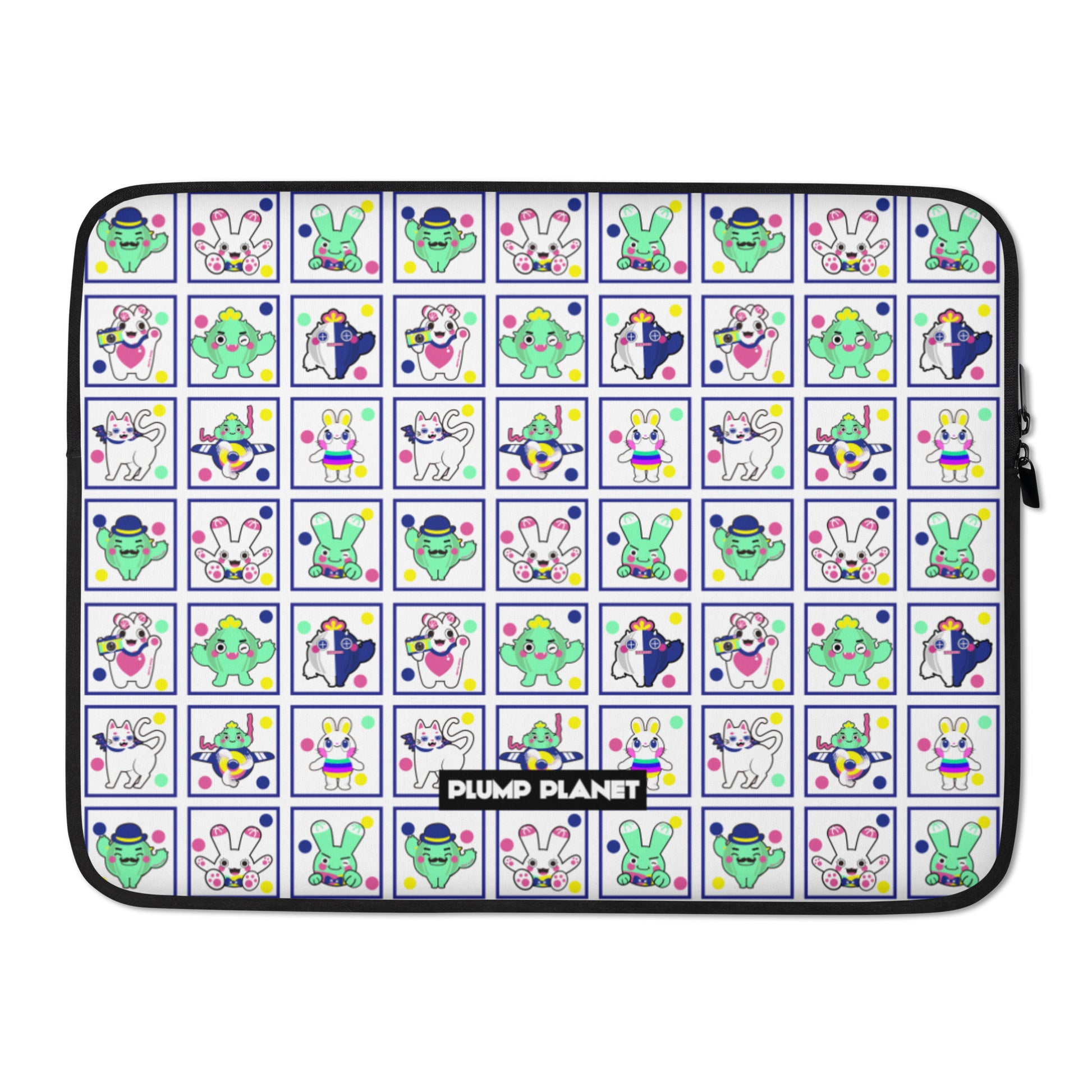 Colourful Cactus Family | 筆電保護套 Laptop Sleeve,適合13寸15寸筆電、Macbook 或 Macbook Pro