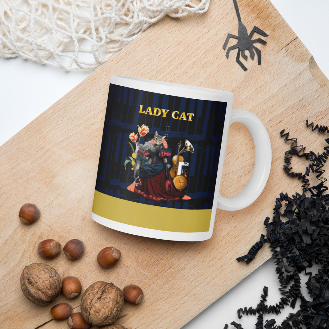 陶瓷馬克杯 Glossy Mug | LADY CAT