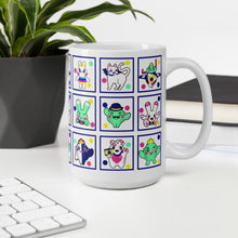 將圖片載入圖庫檢視器 陶瓷馬克杯 Glossy Mug | Colorful Cactus Family
