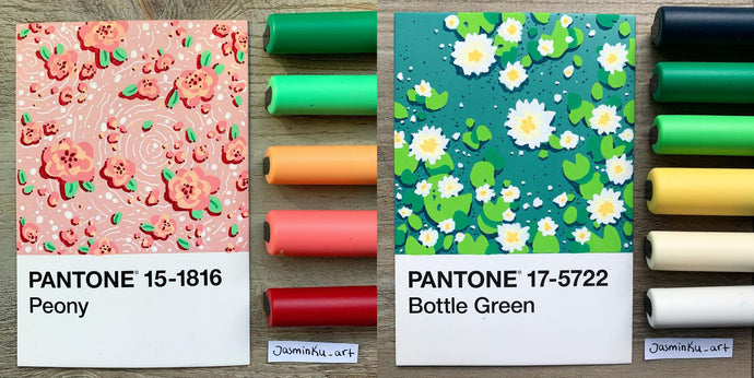 【Art】PANTONE's beautiful sea of ​​flowers on paper 