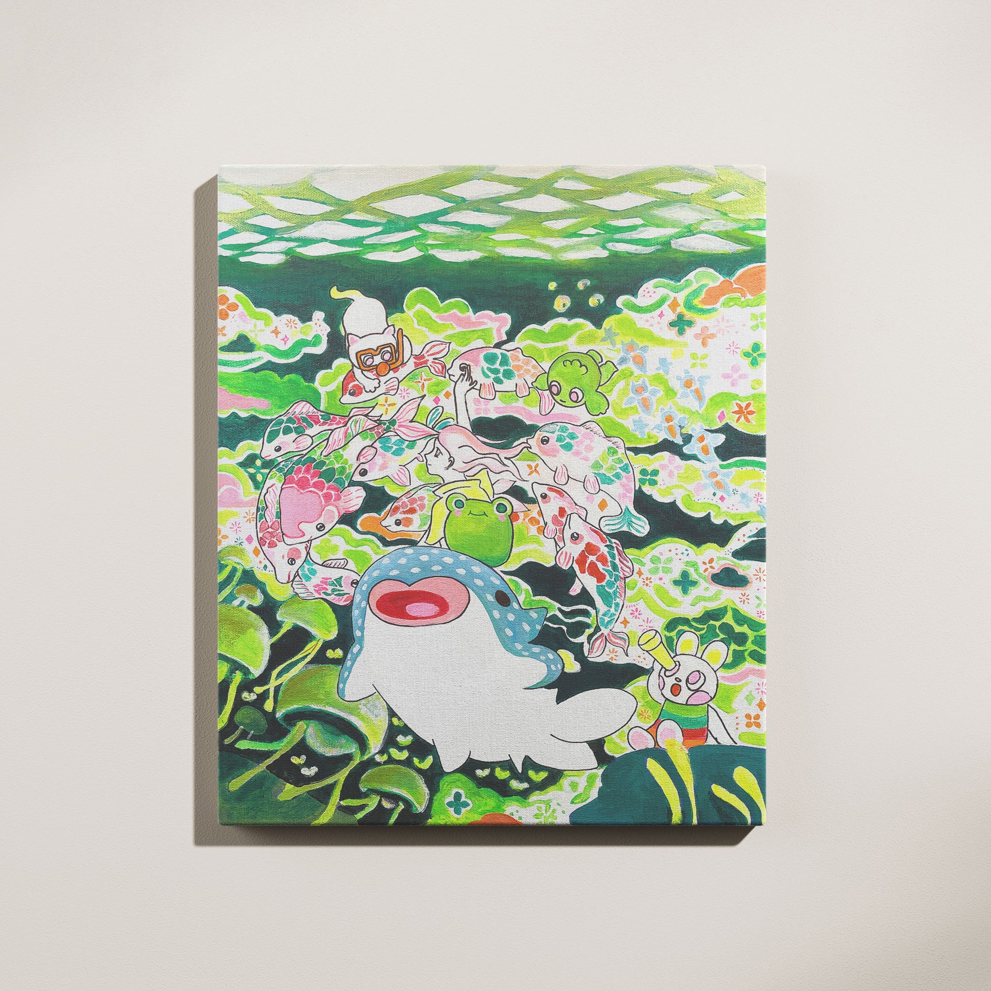 Canvas Paint | 海下花園 Under The Sea | 50cm x 60cm