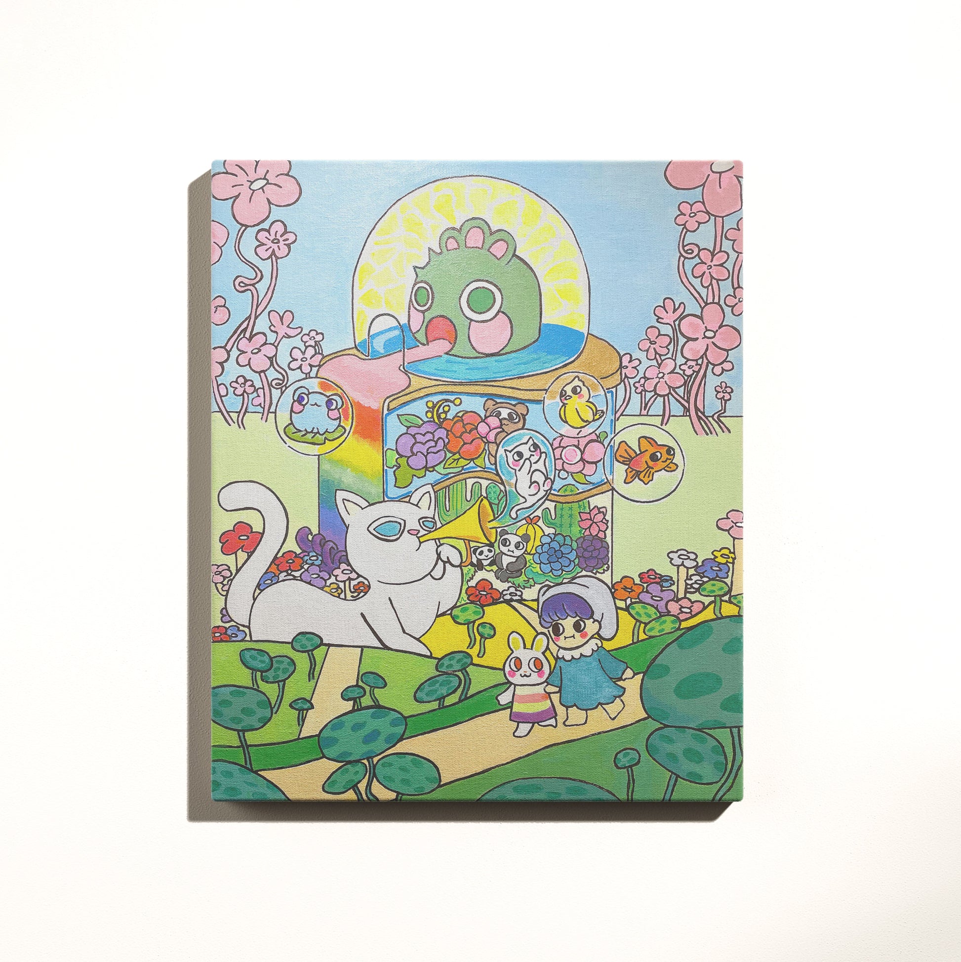 Canvas Paint | 玩樂花園 Playground Garden | 50cm x 60cm