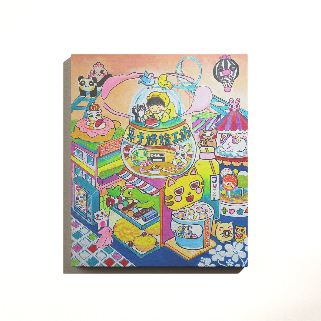 Canvas Paint | 糖果樂園 Candy Garden | 50cm x 60cm