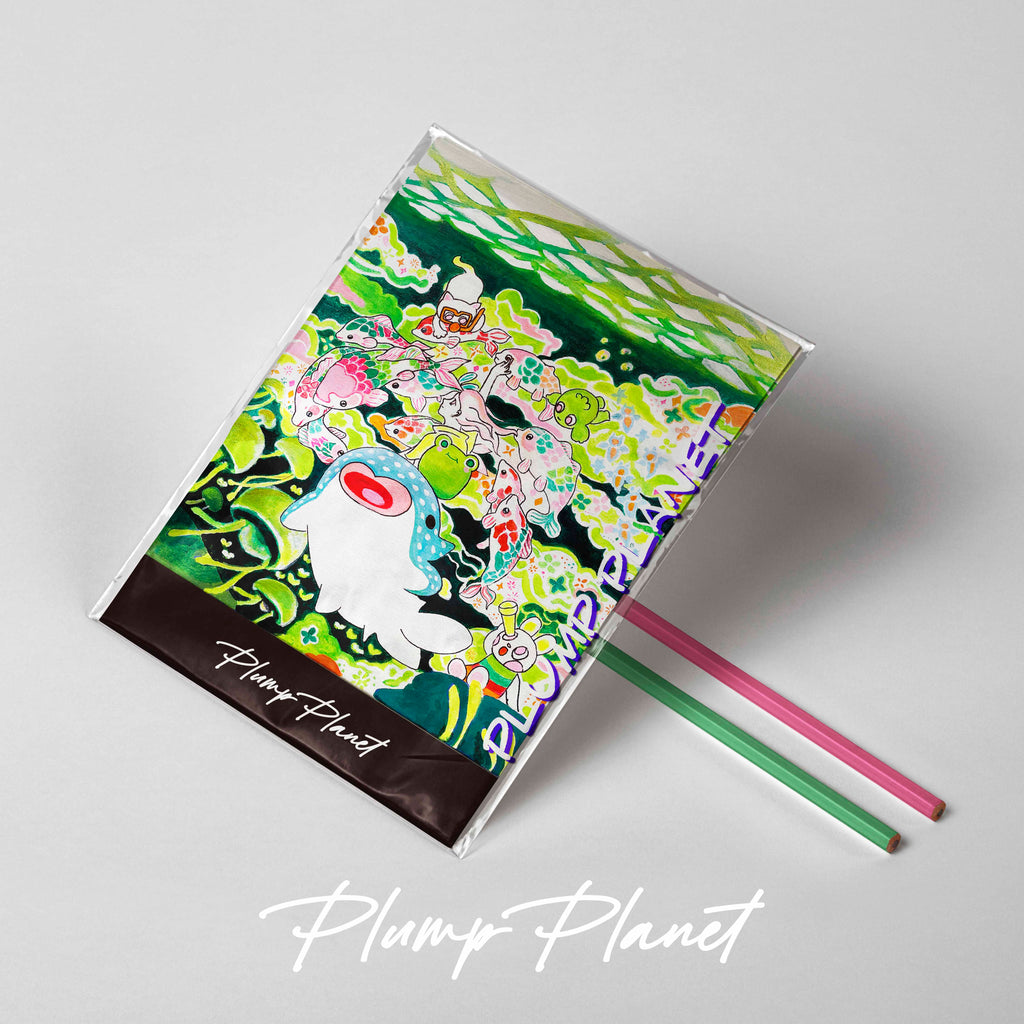 Explore Water World【Plump Planet Postcard】