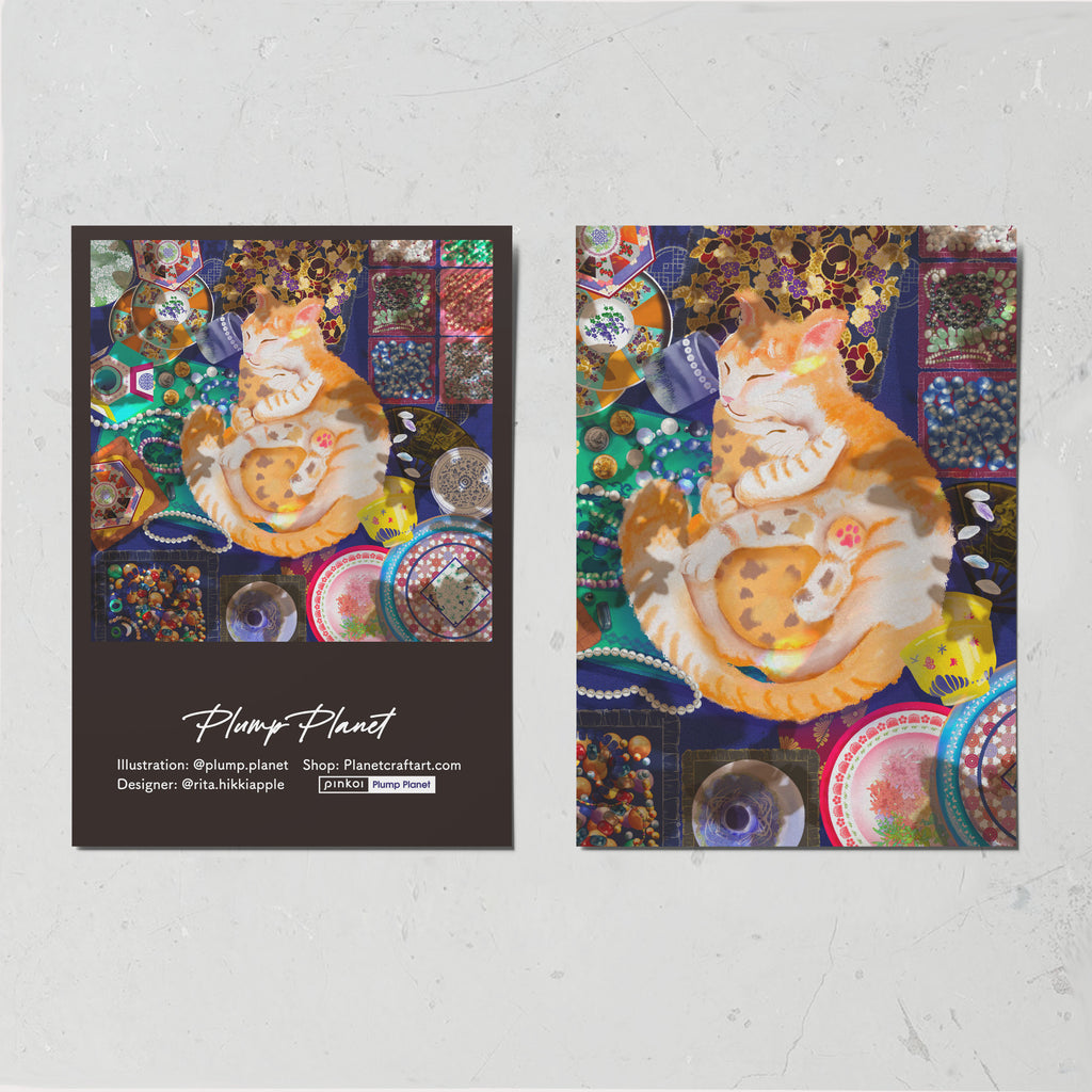 My Treasure【Plump Planet Postcard】