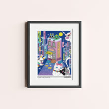 Load image into Gallery viewer, 日本街頭派對 | 藝術微噴海報 (香港印刷配紙框)
