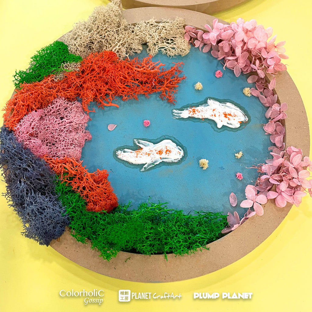 PlanetCraft 苔蘚乾花畫作工作坊  (上門/外展活動定制/體驗工作坊)
