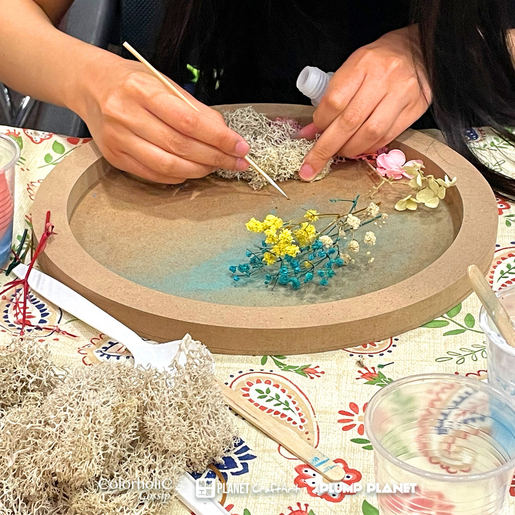 PlanetCraft 苔蘚乾花畫作工作坊  (上門/外展活動定制/體驗工作坊)