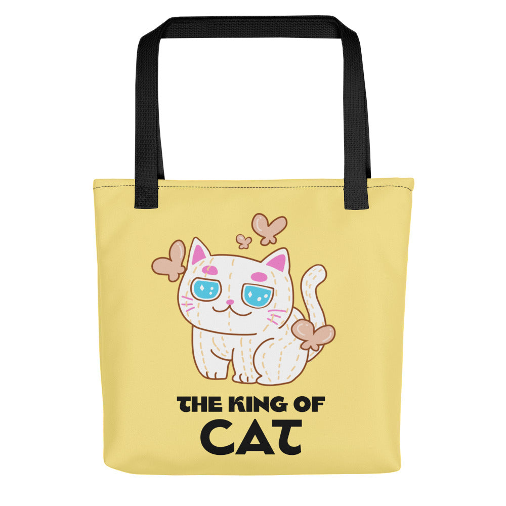 手提袋 Tote bag | Cute Cat Enjoy Leisure time with Cactus Friends  | 3款手柄顏色
