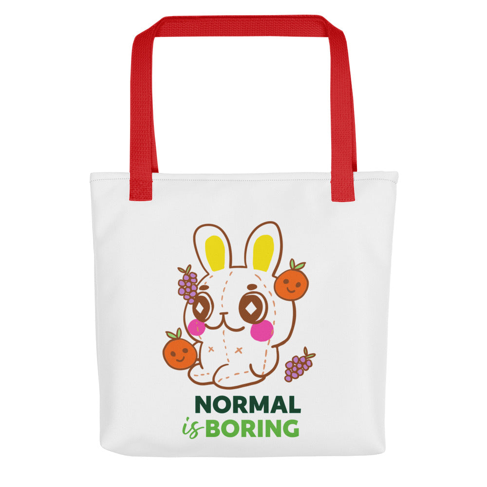 手提袋 Tote bag | Colorful Rabbit Doll  | 3款手柄顏色