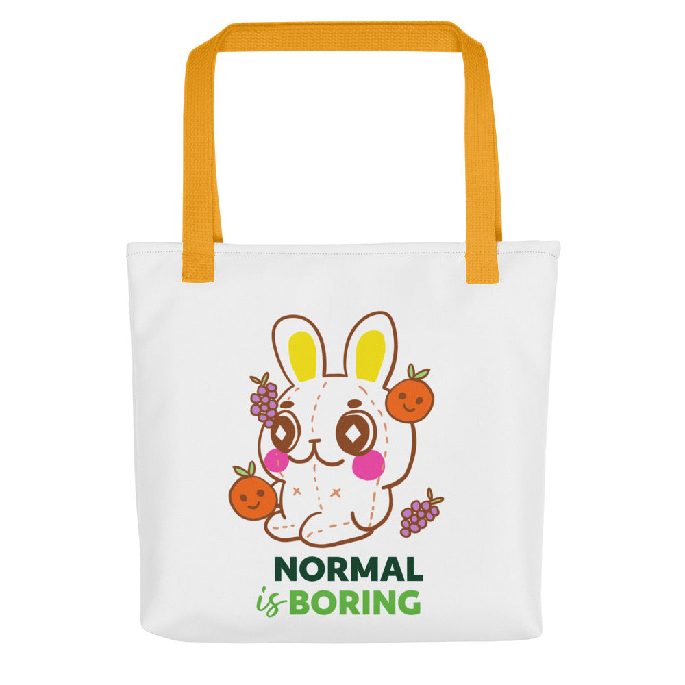 手提袋 Tote bag | Colorful Rabbit Doll  | 3款手柄顏色