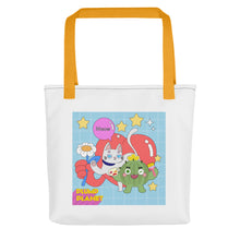 Load image into Gallery viewer, 【Free Shipping】3 handle colors | Press B to Meow | Tote bag
