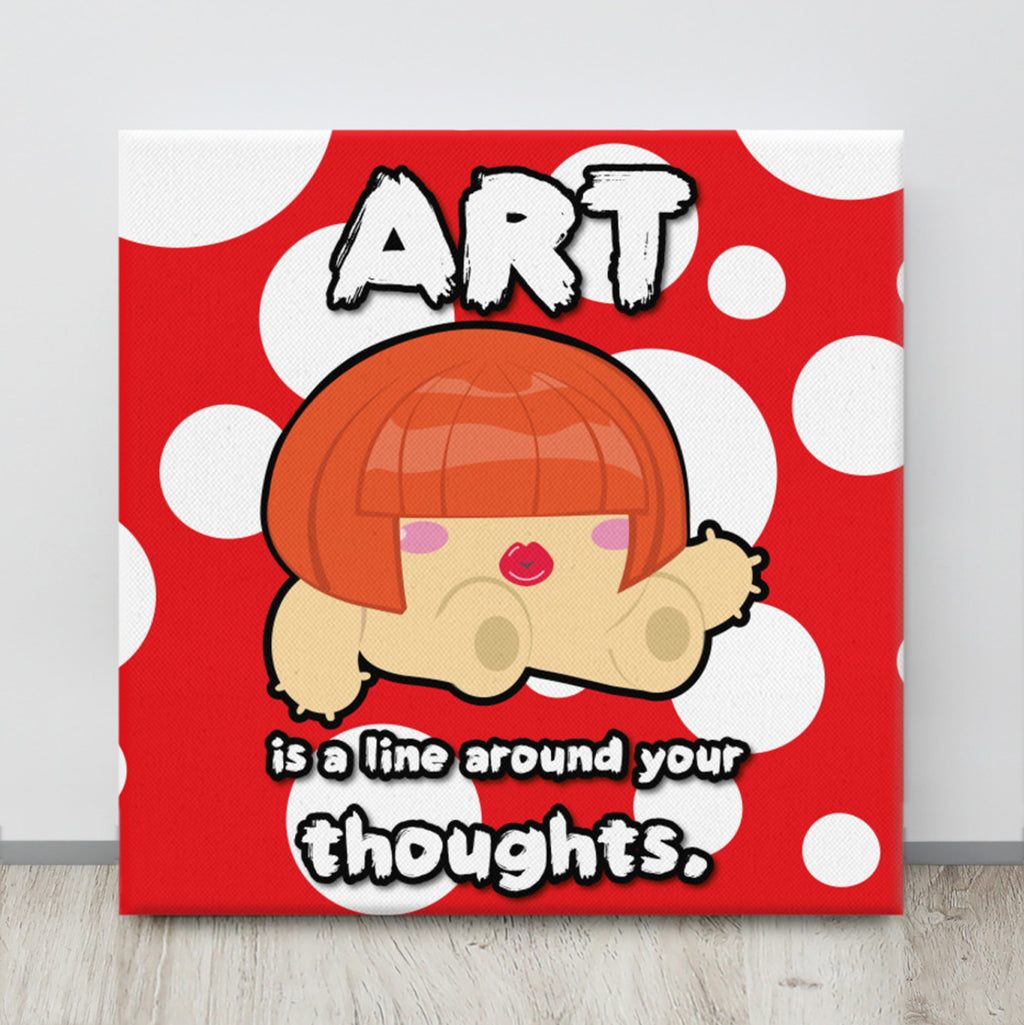 Art Life Quotes | Canvas Paint 無框帆布數碼油畫