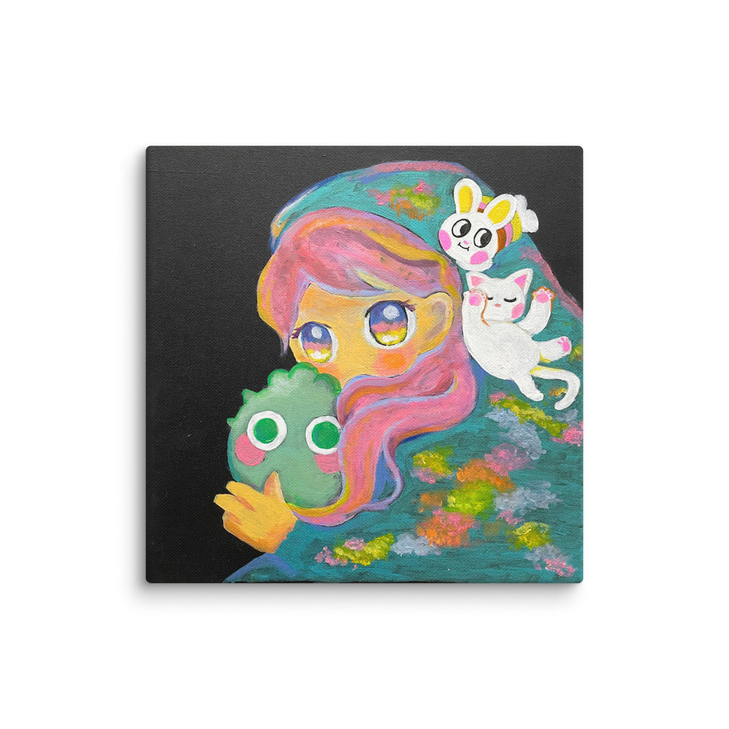公主 《Princess》 | Digital Canvas Paint 無框帆布數碼油畫