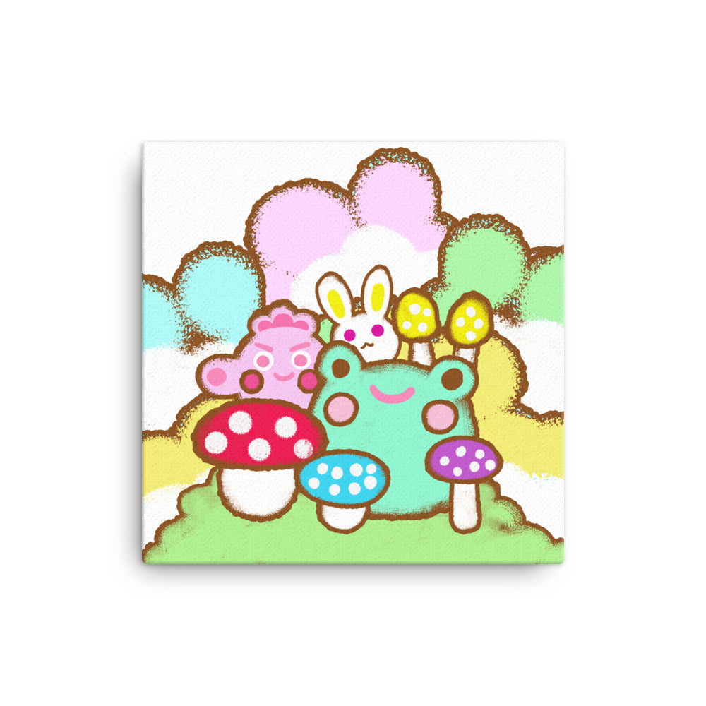 Cactus Boy in Stuffing Doll Style  | Canvas Paint 無框帆布數碼油畫