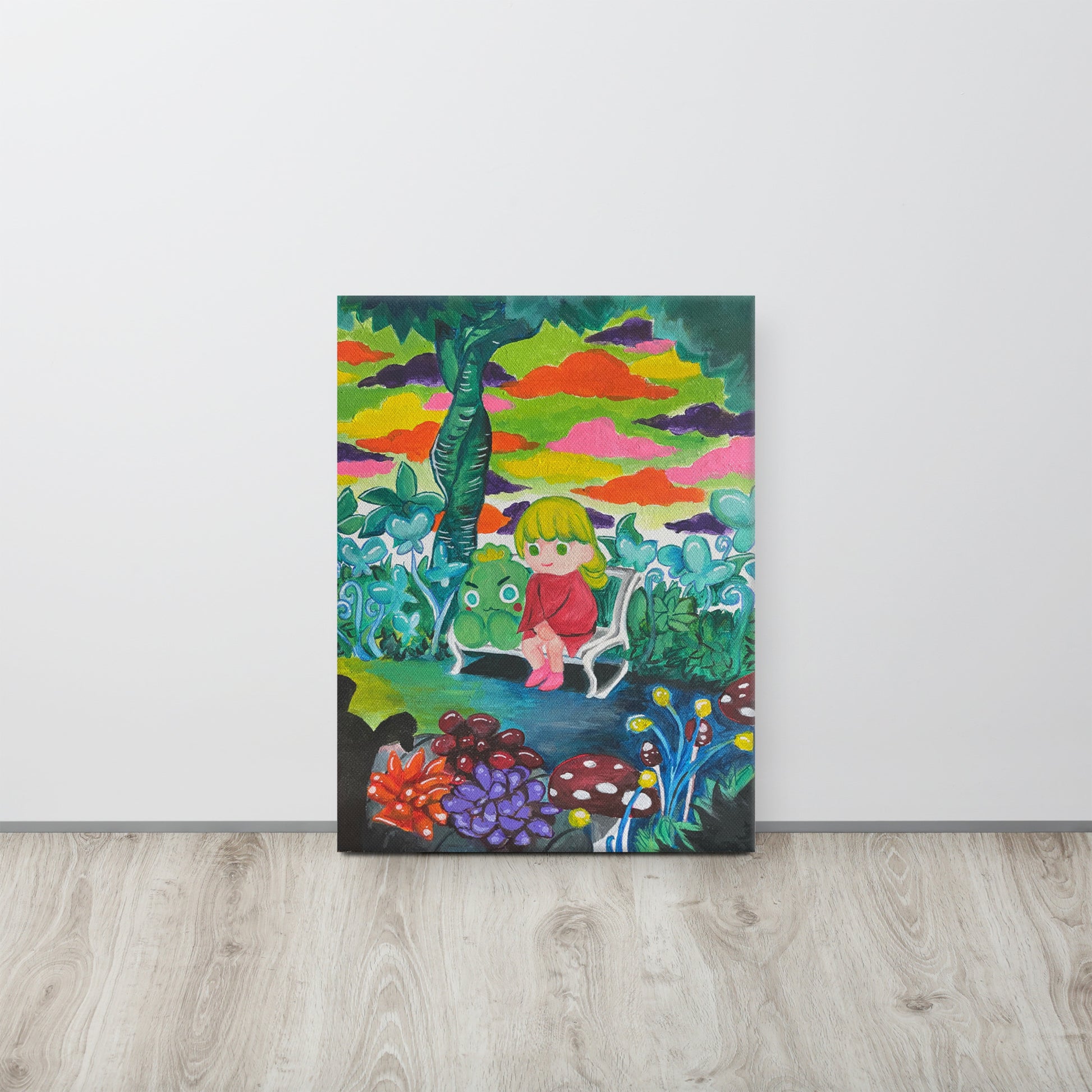Canvas Paint | 雲中花園 CLOUDY GARDEN | 40cm x 50cm