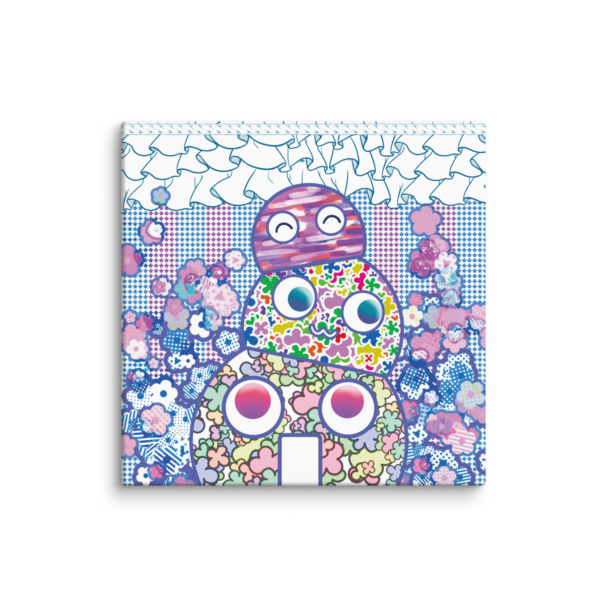 Happy Buddy 疊疊樂 | Canvas Paint 無框帆布數碼油畫