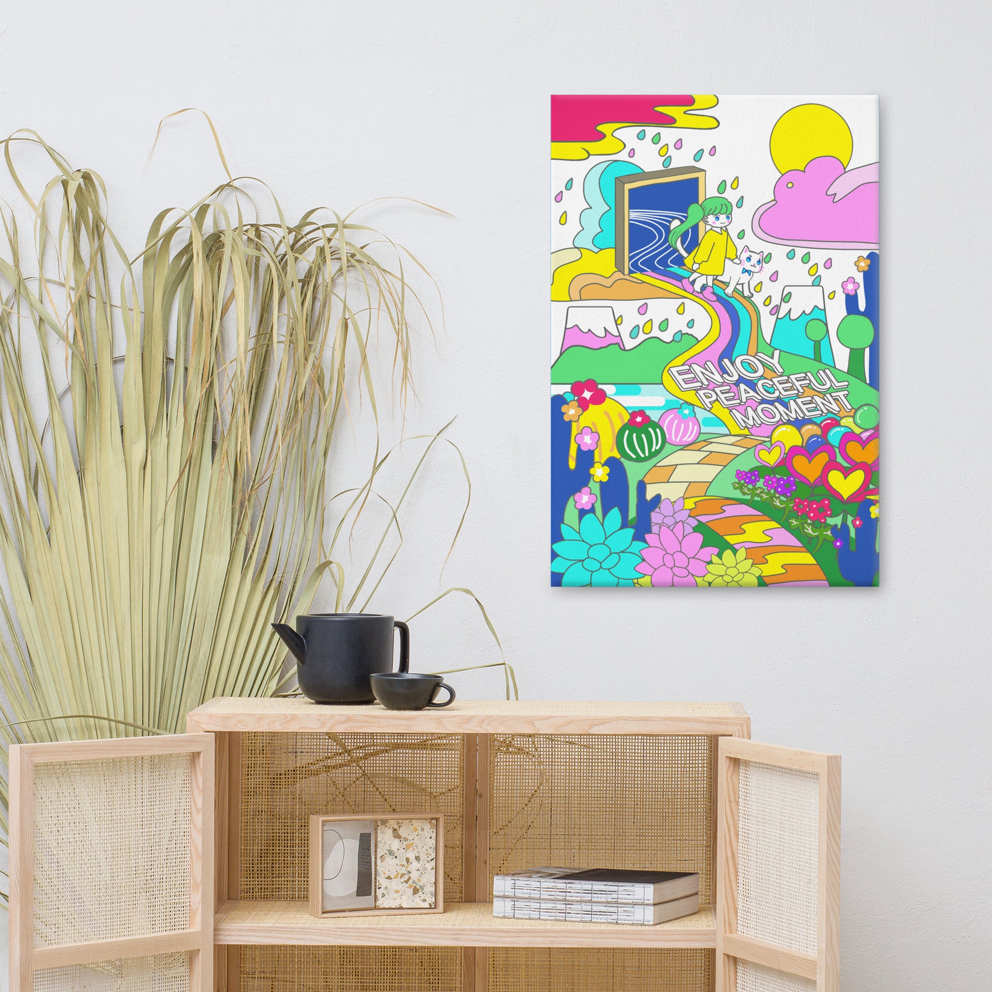 Enjoy Peaceful Moment | Canvas Paint 無框帆布數碼油畫
